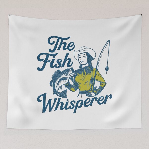 Item preview, The Fish Whispere designed and sold by CloudyPress.