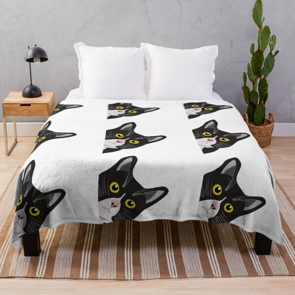 Item preview, Tuxedo Cat Is Watching You Design designed and sold by Playful Strokes pom@pom.