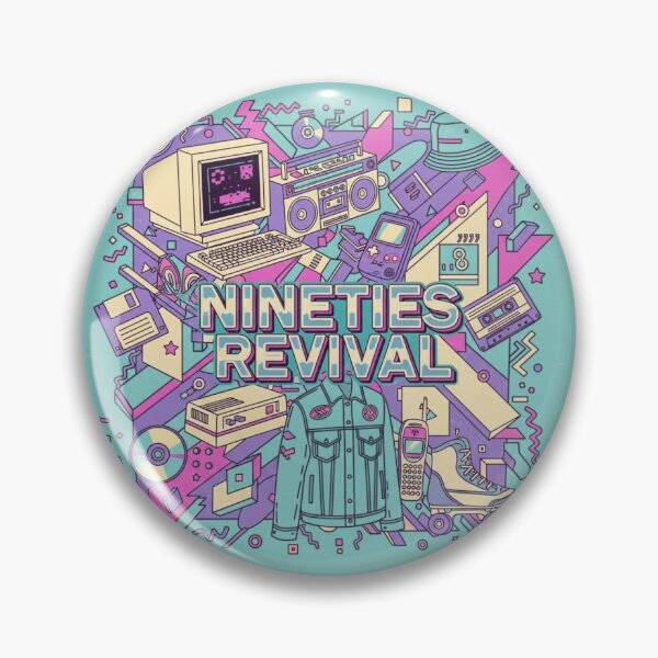 Item preview, Timeless 90s Retro Logo – Vintage Aesthetic & Pure Nostalgia designed and sold by GlobalBoom.