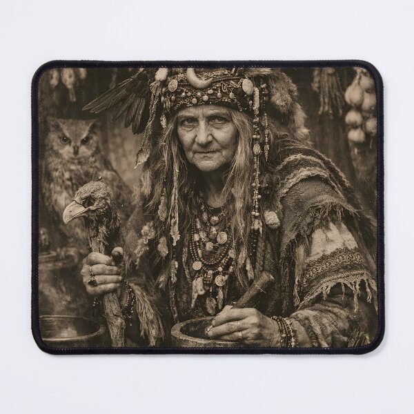 Item preview, Baba Yaga – Slavic Witch Goddess of Shadow and Transformation designed and sold by SoniaSarkali.