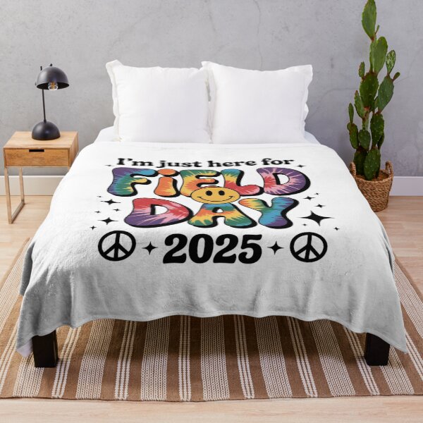 Item preview, Tie Dye Just Here For Field Day 2025 Peace Sign Teacher Kid  designed and sold by InspiredFoul.