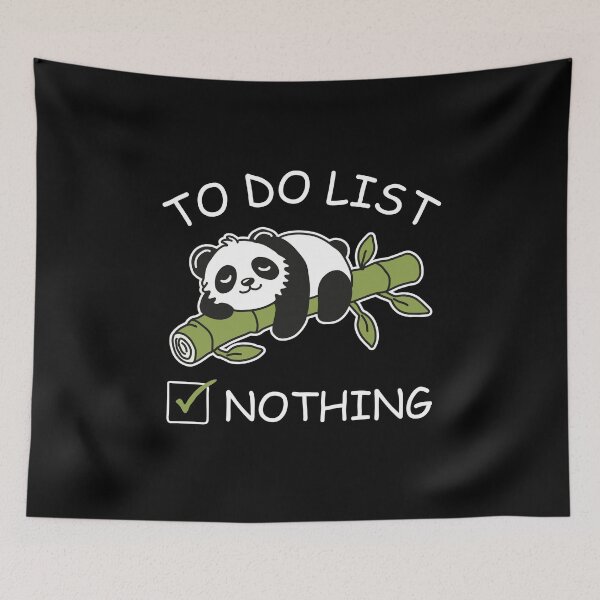 Item preview, Lazy Panda To Do List Nothing designed and sold by NQArtist.