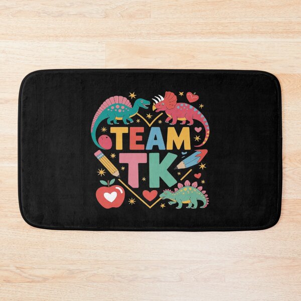 Item preview, TK Team TK Teacher Student Kid Heart Dinosaur Funny TK Squad  designed and sold by InspiredFoul.
