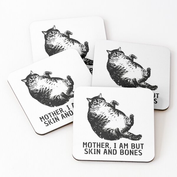 Item preview, Mother I Am But Skin And Bones Cat, Funny Fat Cat, Lazy Cat Humor, Chonky Cat Meme,Gift For Cat Mom,Cat Mama designed and sold by MaiaRayno.