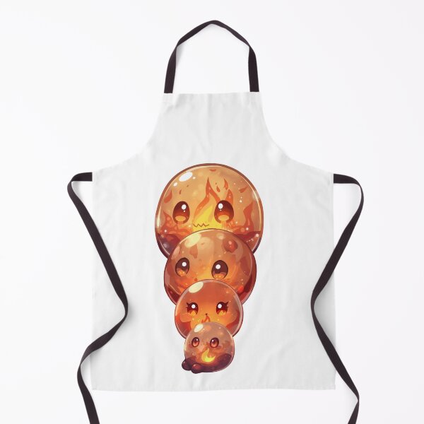 Item preview, Where Fire Breathes Life – Cute Elemental Fire Slime Family designed and sold by Monzora.