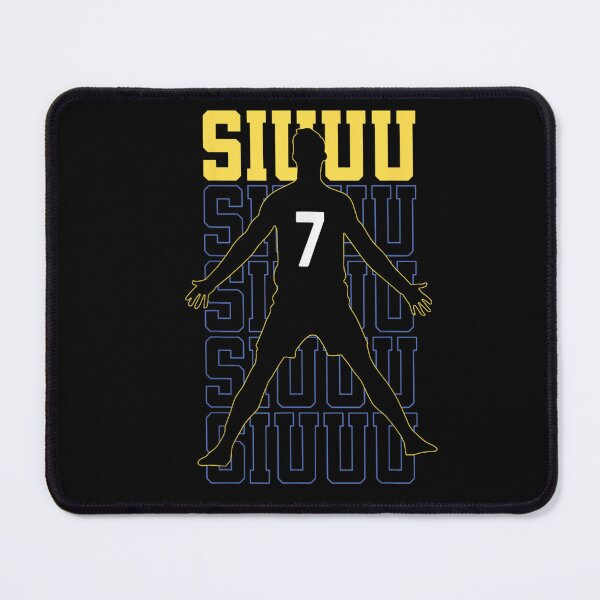 Item preview, Siuuu Celebration Football Number Seven Minimal Sports Silhouette designed and sold by DorikoKazan.