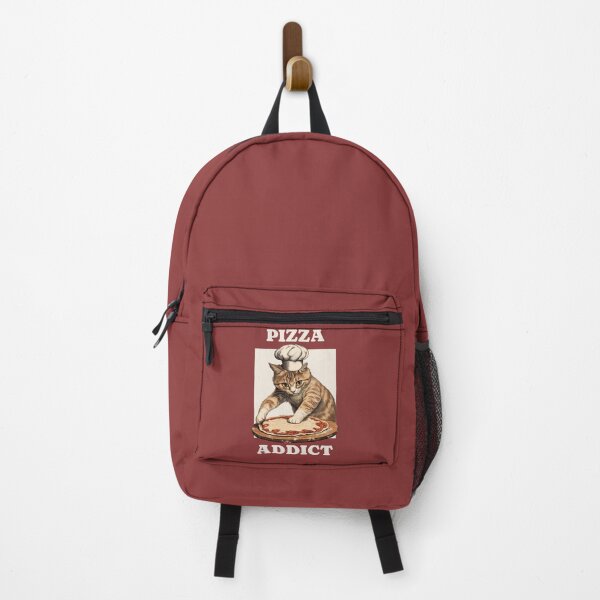 Item preview, PIZZA ADDICT Cute Cat designed and sold by JusTiceT-shirts.