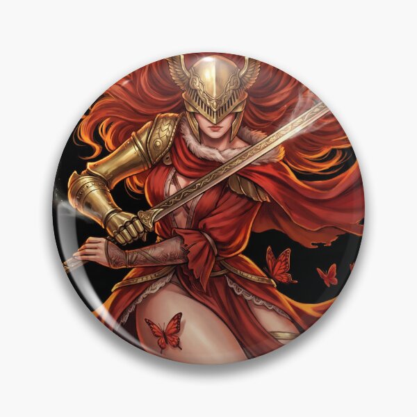 Item preview, Scarlet Goddess of Decay Unending Rot Flower Crimson Aeonia Lake of Putrescence Golden Order Betrayer Divine Tower Blooming Chaos Fan Art Portrait Illustration Poster T-Shirt Sticker Print Gift designed and sold by Senpaiwaves.