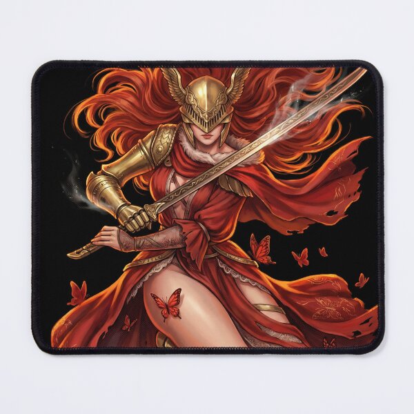 Item preview, Scarlet Goddess of Decay Unending Rot Flower Crimson Aeonia Lake of Putrescence Golden Order Betrayer Divine Tower Blooming Chaos Fan Art Portrait Illustration Poster T-Shirt Sticker Print Gift designed and sold by Senpaiwaves.