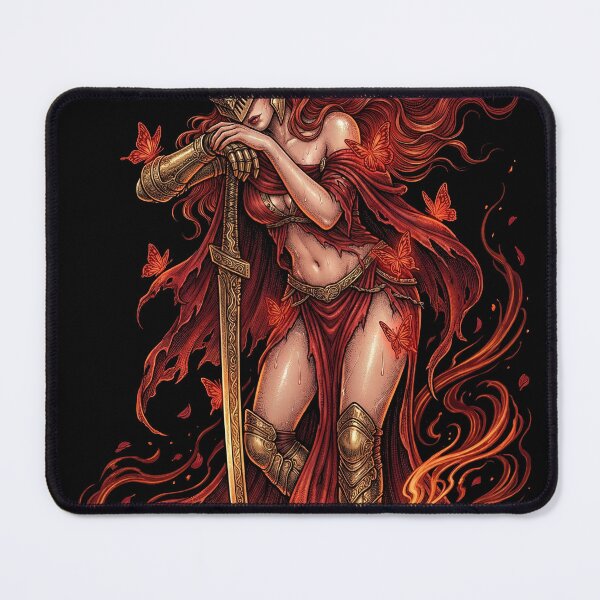 Item preview, Scarlet Goddess of Decay Unending Rot Flower Crimson Aeonia Lake of Putrescence Golden Order Betrayer Divine Tower Blooming Chaos Fan Art Portrait Illustration Poster T-Shirt Sticker Print Gift designed and sold by Senpaiwaves.