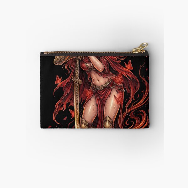 Item preview, Scarlet Goddess of Decay Unending Rot Flower Crimson Aeonia Lake of Putrescence Golden Order Betrayer Divine Tower Blooming Chaos Fan Art Portrait Illustration Poster T-Shirt Sticker Print Gift designed and sold by Senpaiwaves.