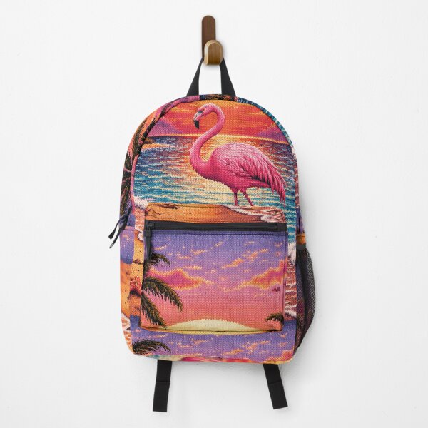 Item preview, Flamingo at sunset, knitting pattern designed and sold by Mauswohn.