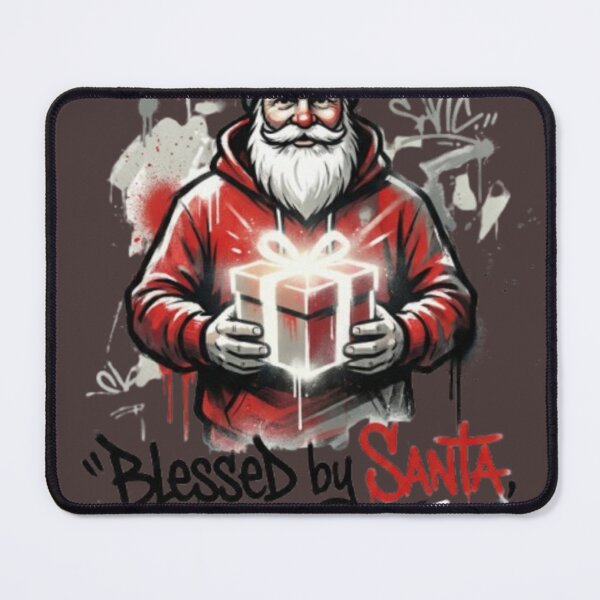 Item preview, Blessed by Santa, Hustling with Joy designed and sold by VikrantCreative.