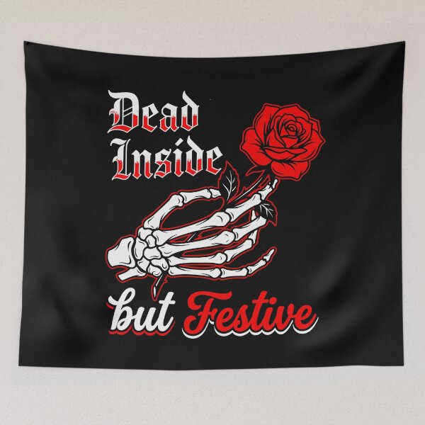Item preview, Anti Valentine Day Dead Inside Skeleton Hand Rose Women Girls designed and sold by clothesy7.