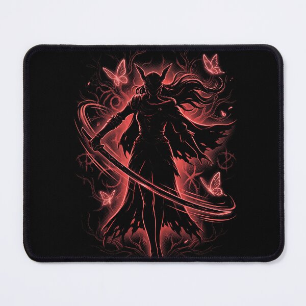 Item preview, Scarlet Goddess of Decay Unending Rot Flower Crimson Aeonia Lake of Putrescence Golden Order Betrayer Divine Tower Blooming Chaos Fan Art Portrait Illustration Poster T-Shirt Sticker Print Gift designed and sold by Senpaiwaves.