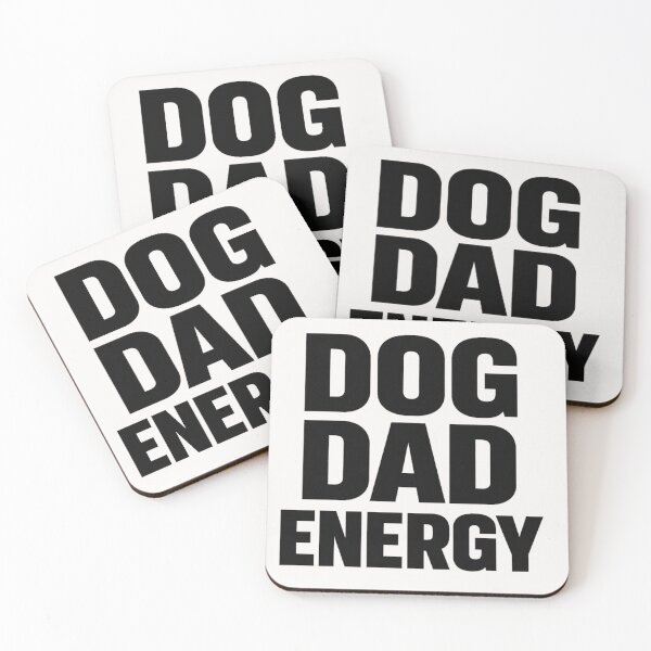 Item preview, Dog Dad Energy Shirt – Proud Dog Dad Minimal Typography Design  designed and sold by WearTheArtx.