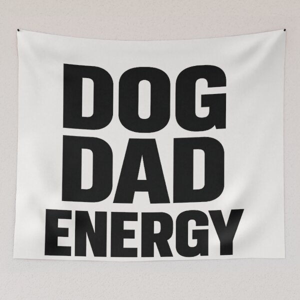 Item preview, Dog Dad Energy Shirt – Proud Dog Dad Minimal Typography Design  designed and sold by WearTheArtx.