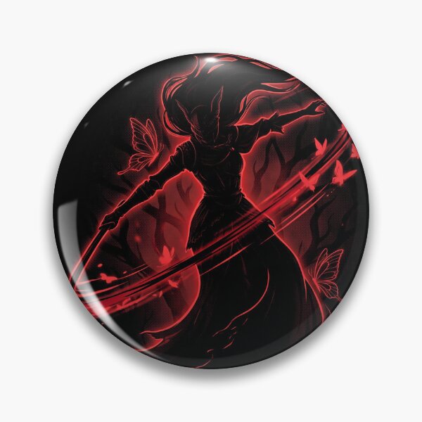 Item preview, Scarlet Goddess of Decay Unending Rot Flower Crimson Aeonia Lake of Putrescence Golden Order Betrayer Divine Tower Blooming Chaos Fan Art Portrait Illustration Poster T-Shirt Sticker Print Gift designed and sold by Senpaiwaves.