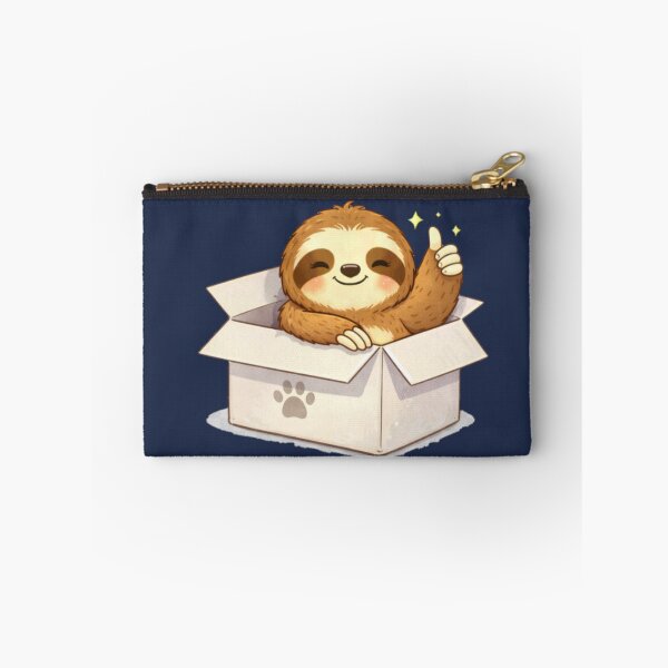Item preview, Cute Sloth Box – Happy Surprise Thumbs Up designed and sold by PunchDrop.