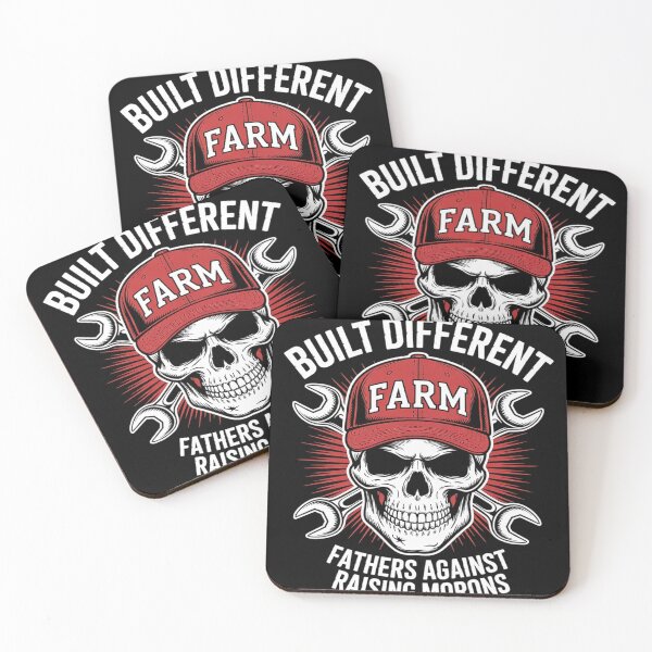Item preview, Built Different Fathers Against Raising Morons Skull  designed and sold by InspiredFoul.