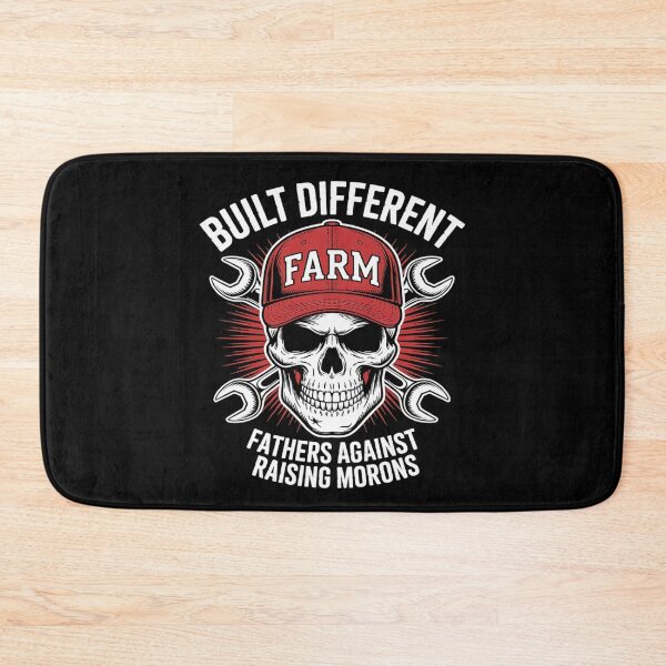 Item preview, Built Different Fathers Against Raising Morons Skull  designed and sold by InspiredFoul.