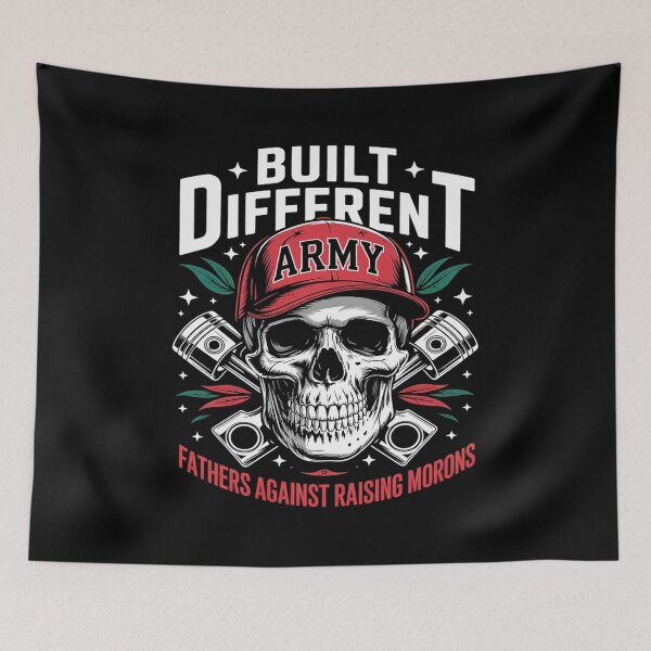 Item preview, Built Different Fathers Father's Day Against Raising Morons  designed and sold by InspiredFoul.