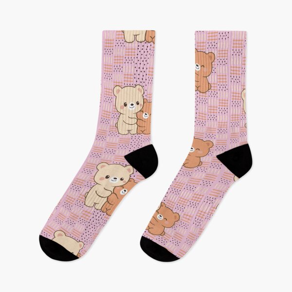 Item preview, Cute Bear Couple – Kawaii Illustration Sweet Love designed and sold by Wolagno.