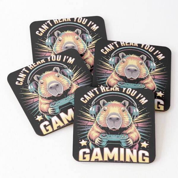Item preview, Can't Hear You I'm Gaming Capybara Video Game Capybara Lover  designed and sold by InspiredFoul.