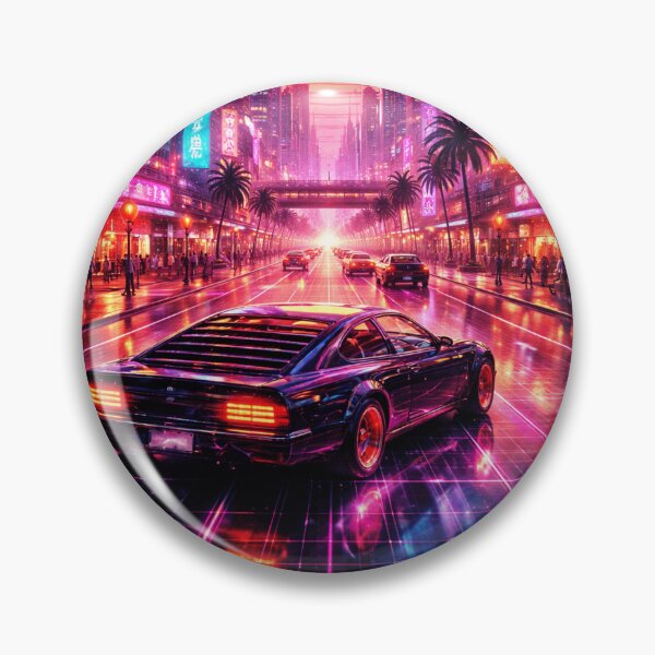 Artikelvorschau, Neon Horizon Drive entworfen und verkauft von TheWonkyEaselCo.