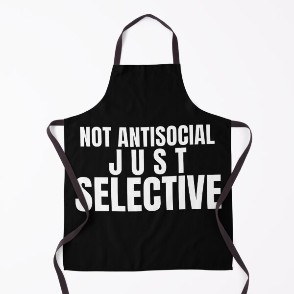 Item preview, Not Antisocial Just Selective – Introvert Quote Shirt designed and sold by PixelPlush.