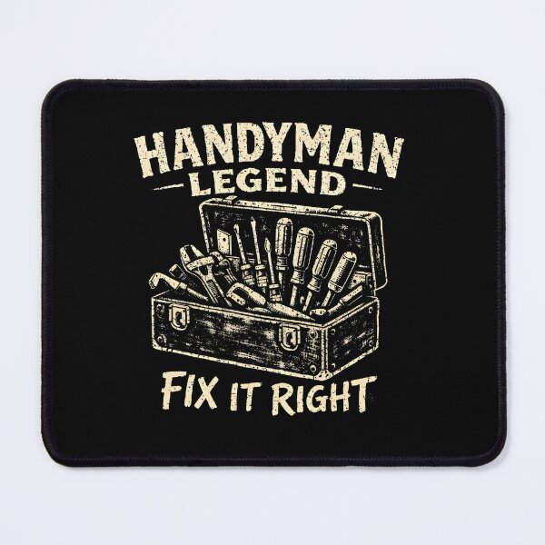 Item preview, HANDYMAN LEGEND - FIX IT RIGHT designed and sold by KISHNAY-FASHION.