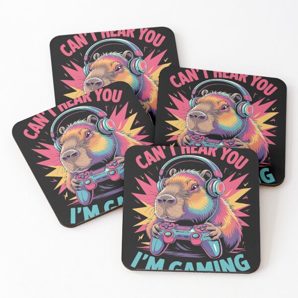 Item preview, Can't Hear You I'm Gaming Capybara Video Game Lover Capybara  designed and sold by InspiredFoul.
