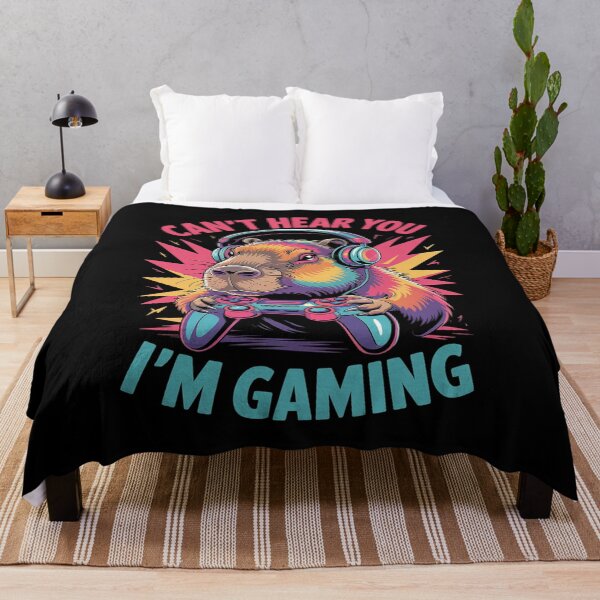 Item preview, Can't Hear You I'm Gaming Capybara Video Game Lover Capybara designed and sold by InspiredFoul.