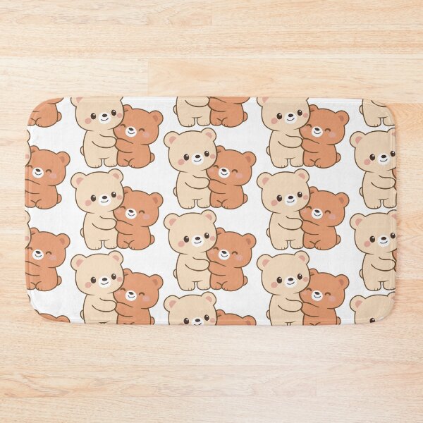 Item preview, Cute Bear Couple – Kawaii Illustration Sweet Love designed and sold by Wolagno.