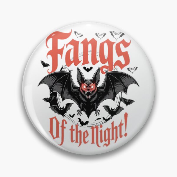 Item preview, Fangs of the Night Halloween Vampire Bat designed and sold by TeamLequid.