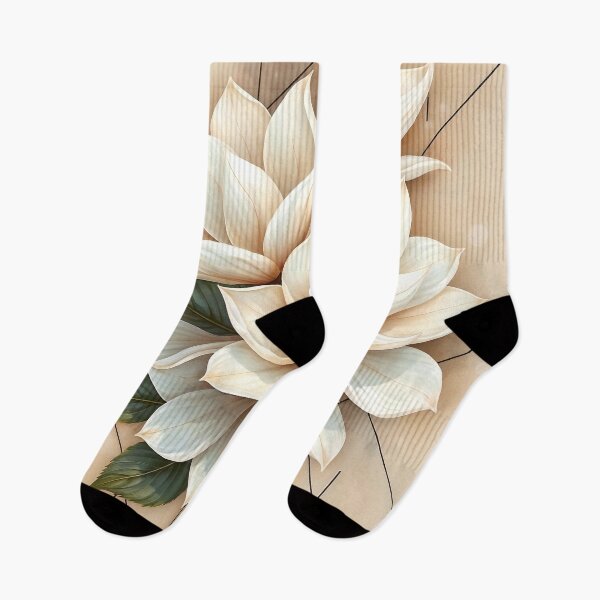 Item preview, Cream Magnolia Flowers, Abstract Art designed and sold by SolaoLab.
