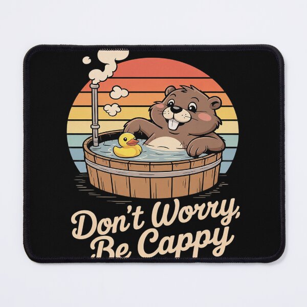 Item preview, Capybara Dont Worry Be Cappy Cute Capy Rodent Women Men Kids  designed and sold by InspiredFoul.