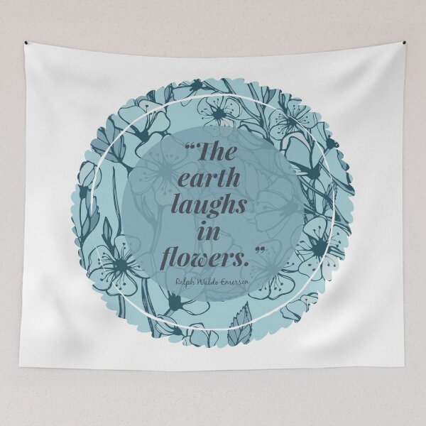 Item preview, The Earth Laughs In Flowers designed and sold by mezzilicious.