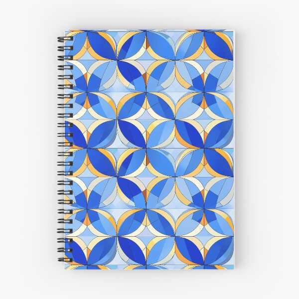 Item preview, Blue Stained Glass   - Abstract Geometric Shape Pattern - Gifts For Girls designed and sold by RoyalStarsPatts.