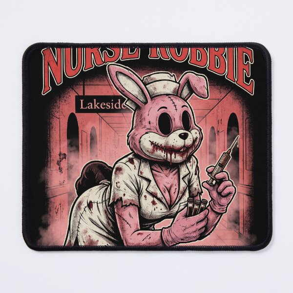 Item preview, Robbie Rabbit Nurse Silent Hill Remake Horror Monster Great Knife Red Pyramid Thing Executioner Blue Creek Apartments Lake Toluca Prison Boss Fight Symbolic Fan Art Collage designed and sold by Senpaiwaves.