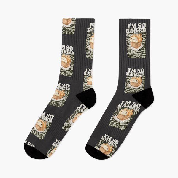 Item preview, I'M SO BAKED Cat designed and sold by JusTiceT-shirts.