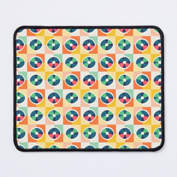 Item preview, Colorful Circular Disk Retro - Abstract Shape Geometric Pattern - Valentines Gifts For Men designed and sold by RoyalStarsPatts.