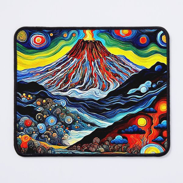 Item preview, Flaming Volcano designed and sold by George Hutton Hunter.