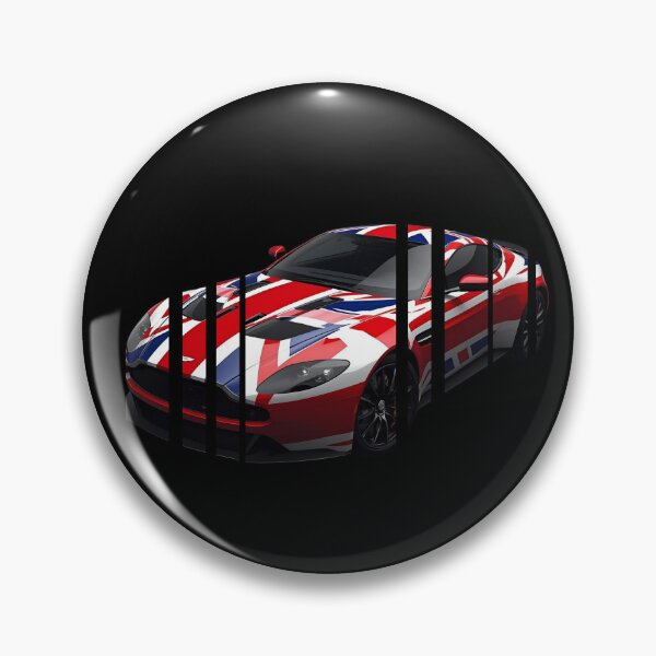 Item preview, Asto Marti Vantag British Muscle, Refined. Union Jack pattern integrated into car 1 designed and sold by Neon G.