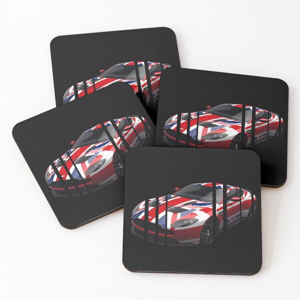 Item preview, Asto Marti Vantag British Muscle, Refined. Union Jack pattern integrated into car 1 designed and sold by Neon G.