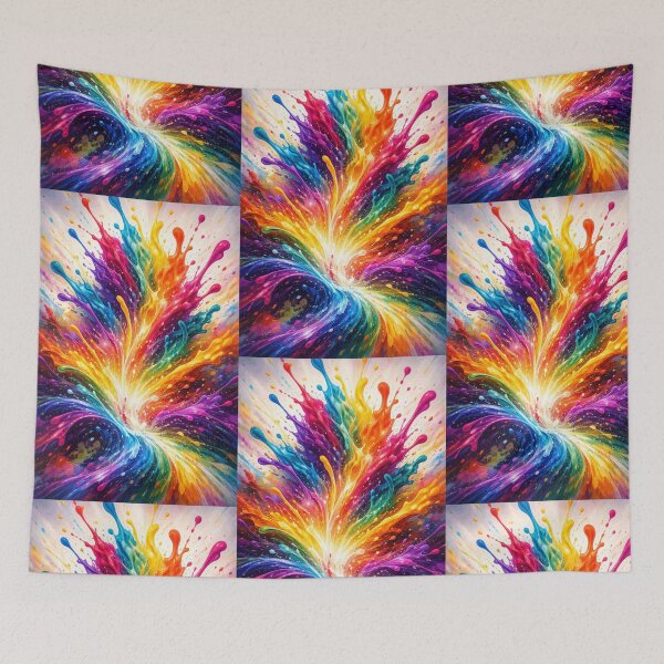 Item preview, Chromatic Eruption designed and sold by TheWonkyEaselCo.