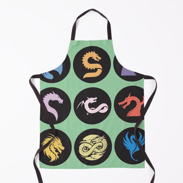 Item preview, Dragon Emblems Collection – Modern Mythical Icons in Bold Colors designed and sold by UI Expert.