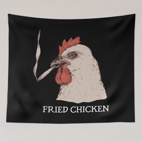 Item preview, Fried Chicken Smoking designed and sold by MaiaRayno.