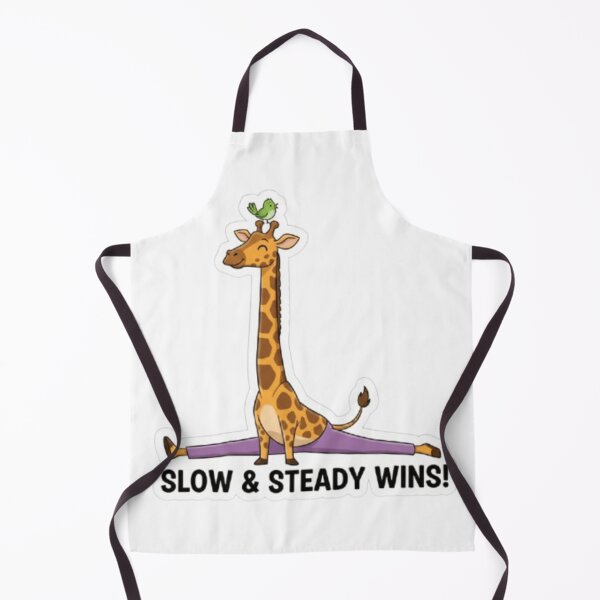 Item preview, Cute Yoga Giraffe Doing Splits - Slow and Steady Wins designed and sold by t-shirt studio.