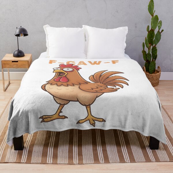 Item preview, F-Caw-F, Funny Sassy Raven Rooster designed and sold by MaiaRayno.